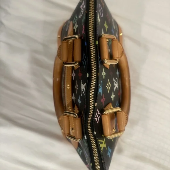 Louis Vuitton Black Multicolor Alma PM - Picture 3 of 4